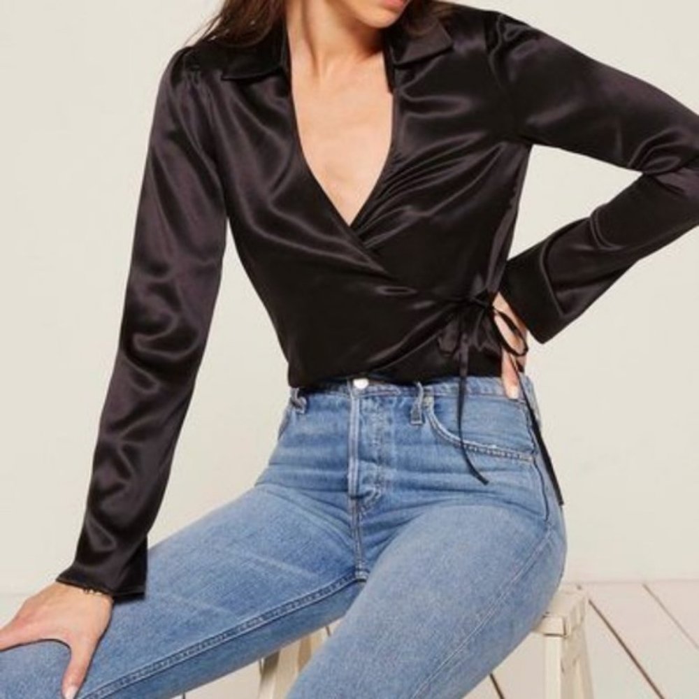 Reformation Black Smith Top *New with Tags*